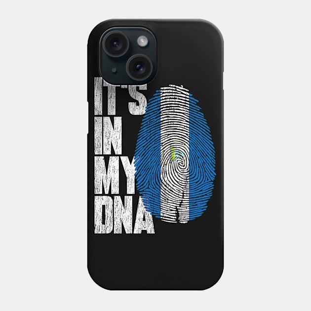 It's In My DNA Nicaraguan Shirt Proud Hispanic Gift Nicaragua Flag Phone Case by heart teeshirt