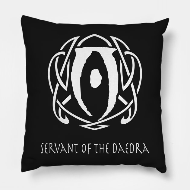 Servant of the Daedra Pillow by Charli327