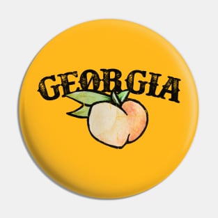 Georgia Peach Pin