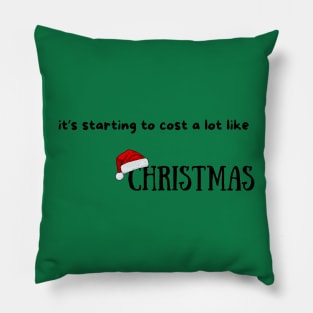 it's starting to cost a lot like Christmas Pillow