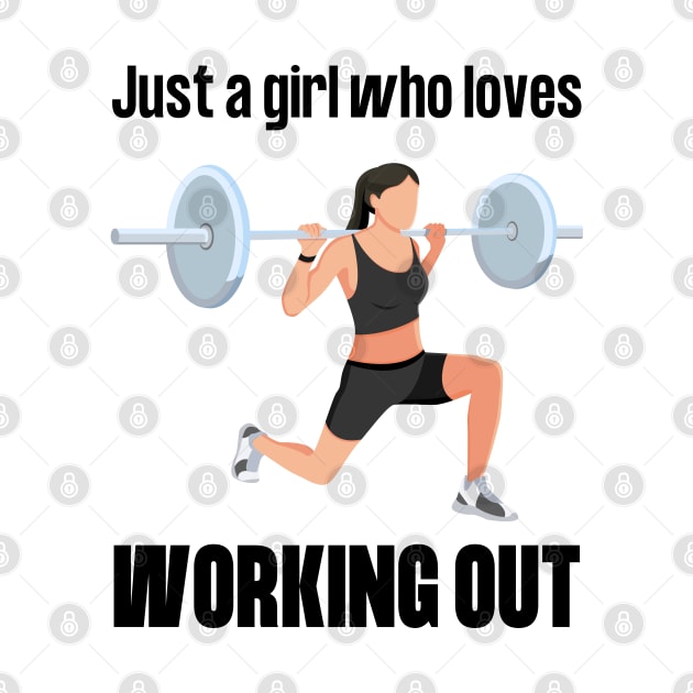 Just a girl who loves working out by Patterns-Hub