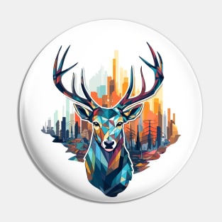Stag Deer Animal World Wildlife Beauty Discovery Pin