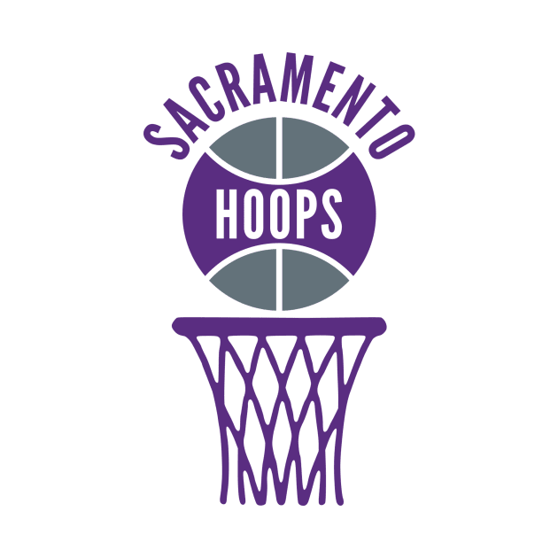 Retro Sacramento Hoops Logo by Double-Double Designs