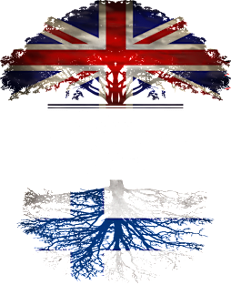 British Grown With Finn Roots - Gift for Finn With Roots From Finland Magnet