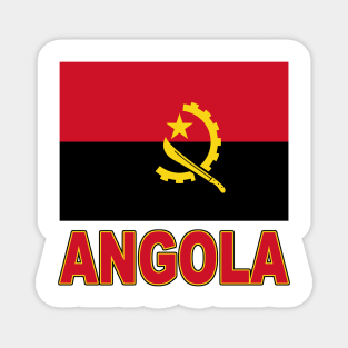 The Pride of Angola - Angolan National Flag Design Magnet