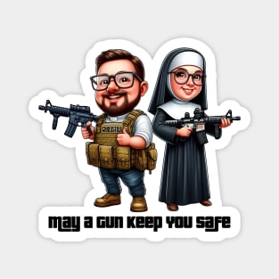 Gun Bless You Magnet