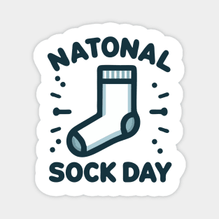 National sock day Magnet