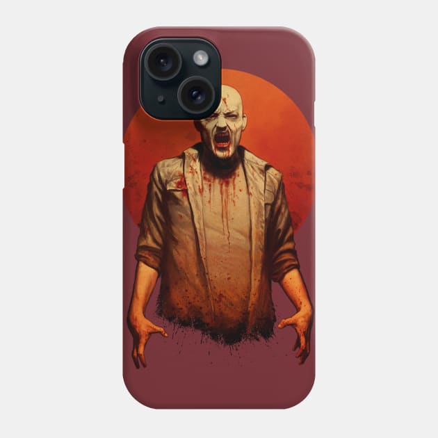 Blood Red Sun Phone Case by Moutchy