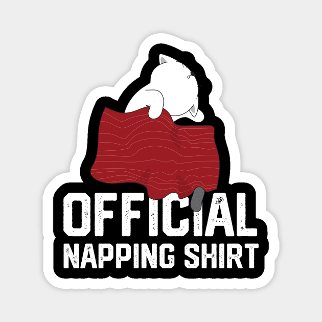 official napping shirt Magnet by spantshirt