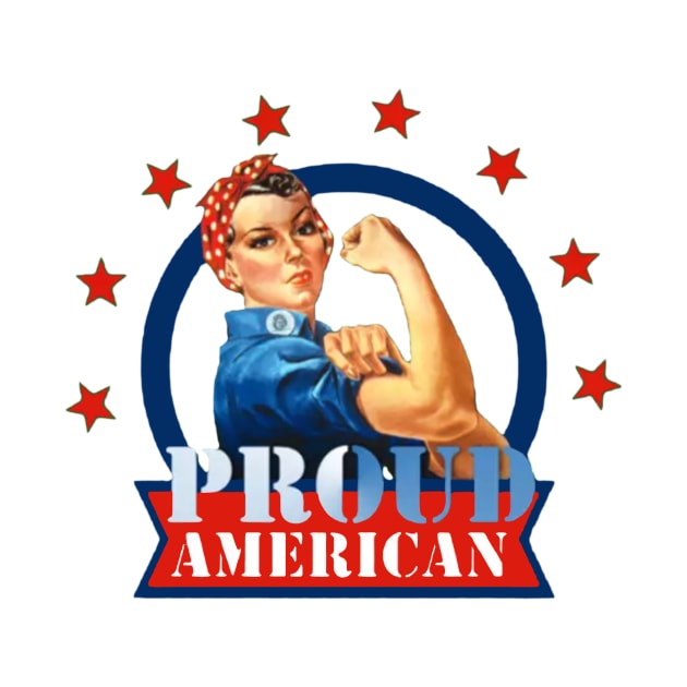 Rosie Riveter Proud American by haninidiyah