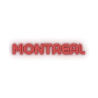 Montreal Retro Word Art T-Shirt