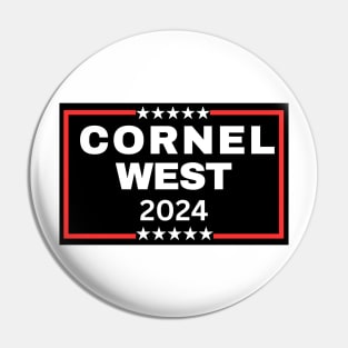 CORNEL WEST PRESIDENT 2024 Pin