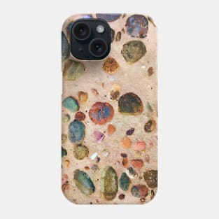 Beach Stones Abstract 7 Phone Case