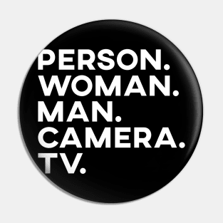 person woman man camera tv Pin