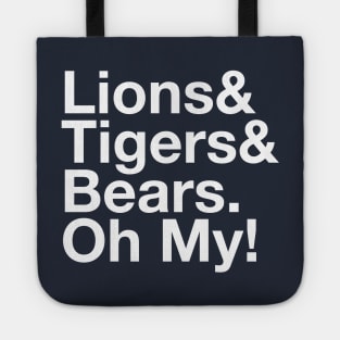 WIZARD OF OZ Lions and Tigers and Bears Oh My! Ampersand Tote