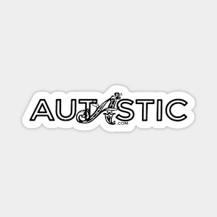 Autastic Outline Logo Tee Magnet