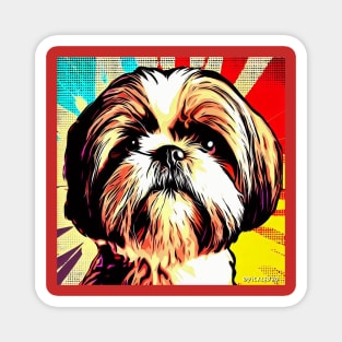 Shih Tzu pop art Magnet