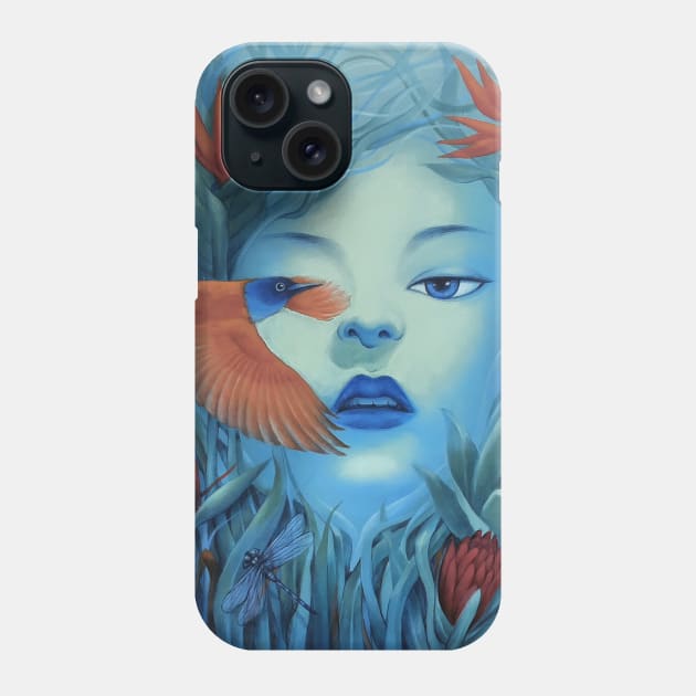 Women in the garden Phone Case by Deeprootsbkk