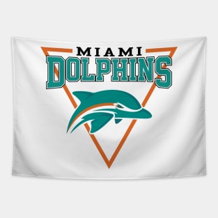 Retro Dolphins Tapestry