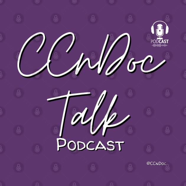 CCnDoc Talk Podcast - Text Only Design by CCnDoc