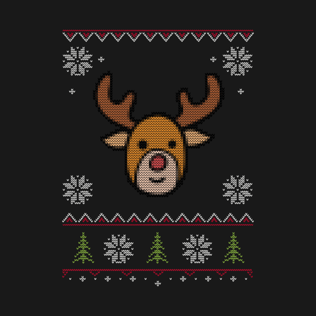 Deer Reindeer Christmas Ugly Sweater Reindeer Xmas Débardeur