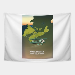 Nova Scotia Canada travel map Tapestry