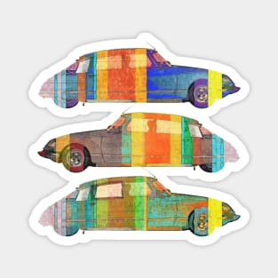 3 Citroen DS pop color Magnet