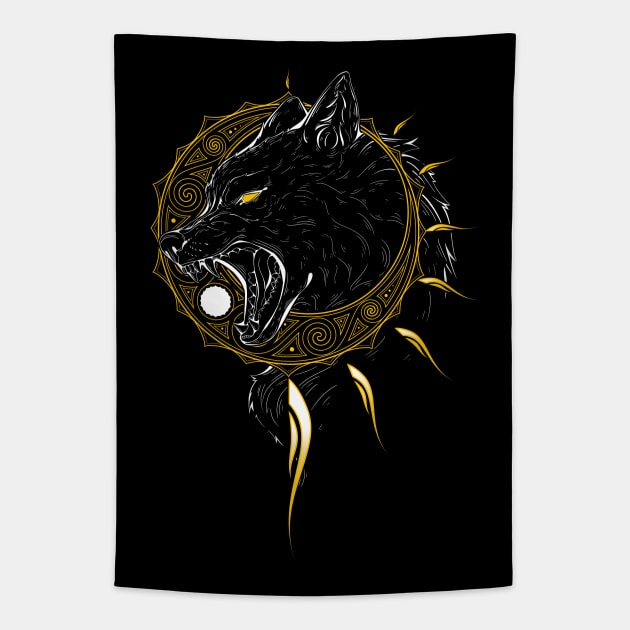 Devour the Sun Tapestry by ChocolateRaisinFury