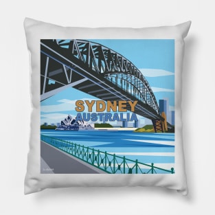 Sydney Harbour Bridge, Australia Pillow