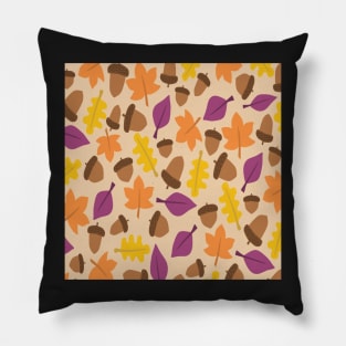 Acorn Pattern Pillow