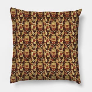 Pattern Sloth Coffee by Tobe Fonseca Pillow