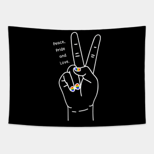 Peace, Pride and Love Tapestry