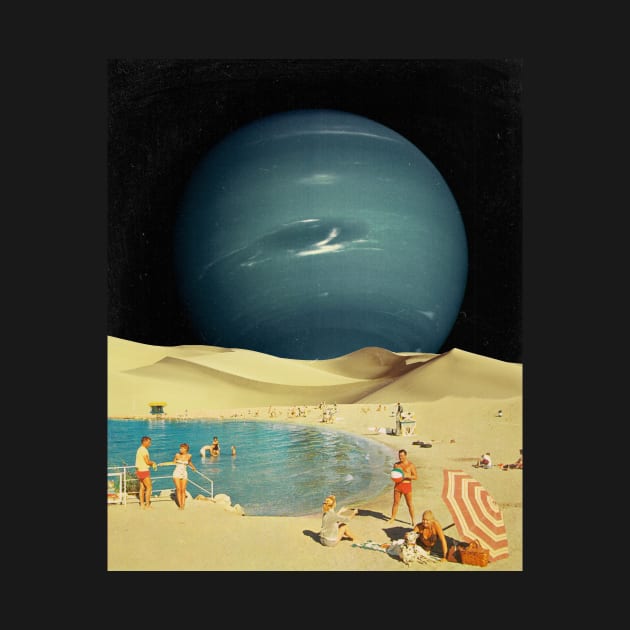 Summer Memories - Space Aesthetic Collage, Retro Futurism, Sci Fi by jessgaspar