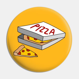 Box Full of Pizza Pin