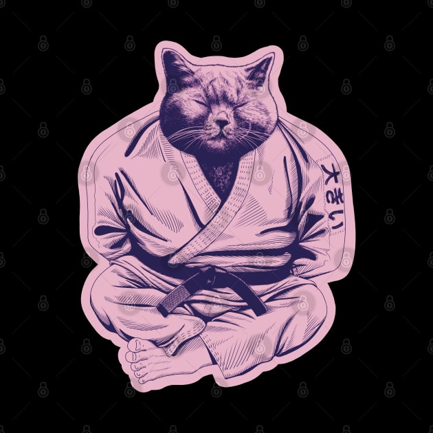 Buddha Cat - Cat sensei by undersideland