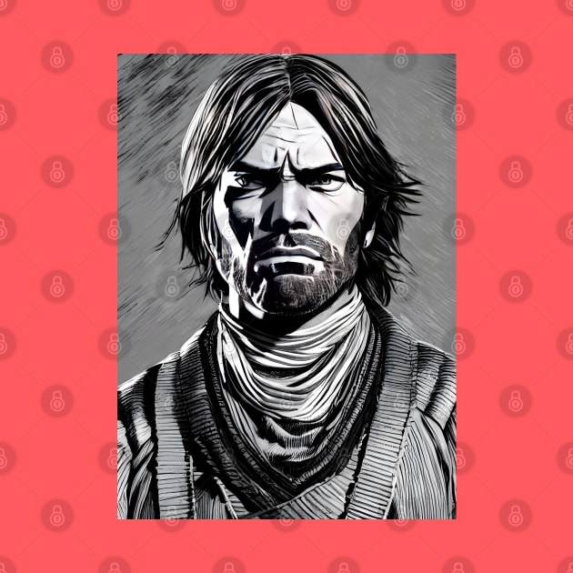 Red Dead Redemption - Outlaw Portrait by AfroMatic