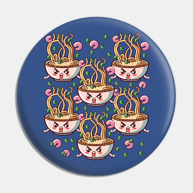 Pattern kawaii ramen Pin by albertocubatas