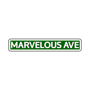 Marvelous Ave Street Sign T-Shirt