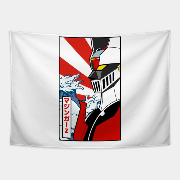 Mazinger Z robot Tapestry by paisdelasmaquinas