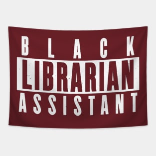 Black Librarian Assistant Tapestry