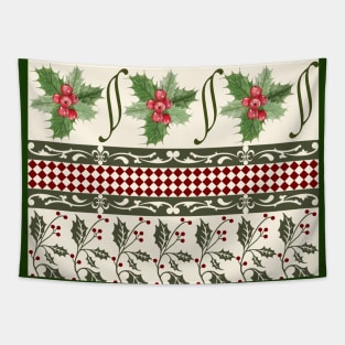 Mistletoe Ugly Sweater Tapestry