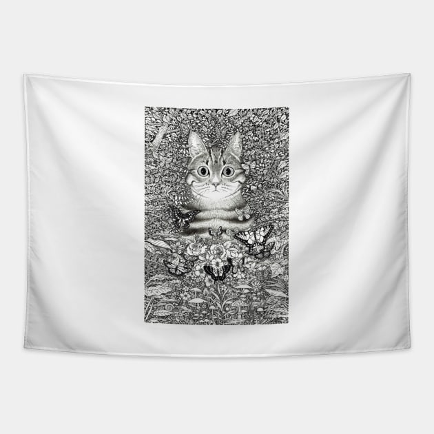 Hidden cat / Le chat caché NB Tapestry by tristan.r.rosenkreutz