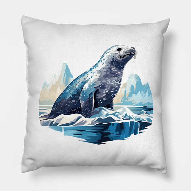 Leopard Seal Pillow by zooleisurelife