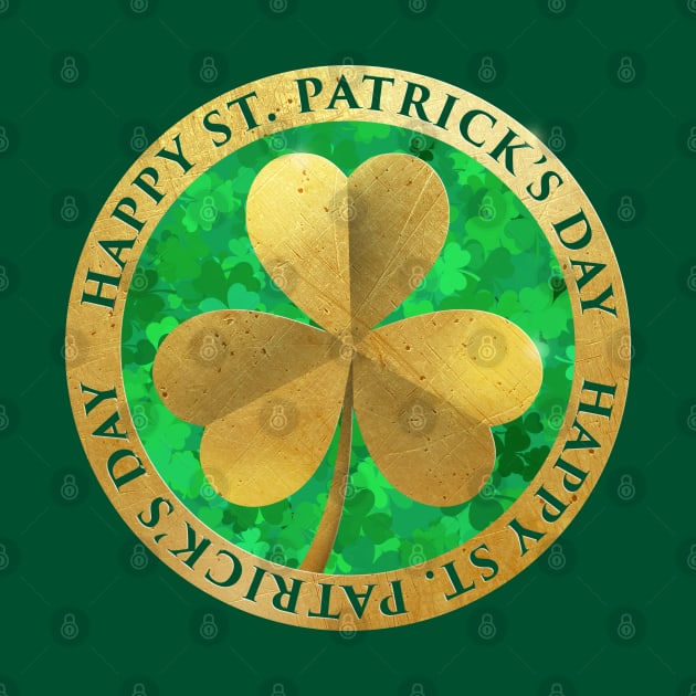 St. Patrick's Gold Clover by Dashu