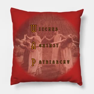 Witches against patriarchy Pillow