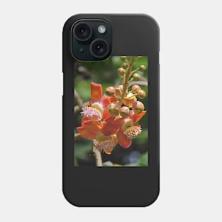 Cannonball Tree Flowers and Buds Phone Case