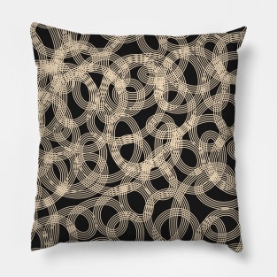 chaotic lines Pillow