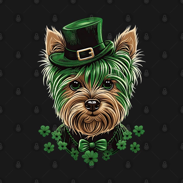 Yorkshire Terrier St. Patrick's Day by JayD World