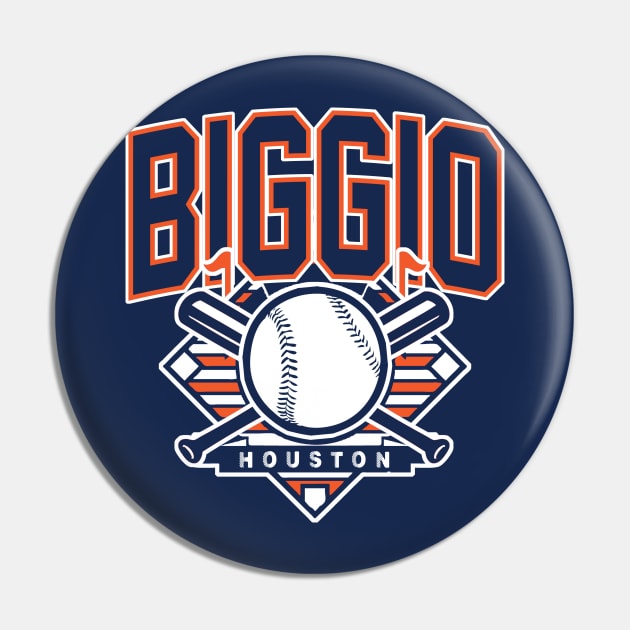 Vintage Houston Baseball Biggio Pin by funandgames