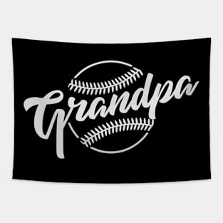 Baseball Grandpa Tapestry